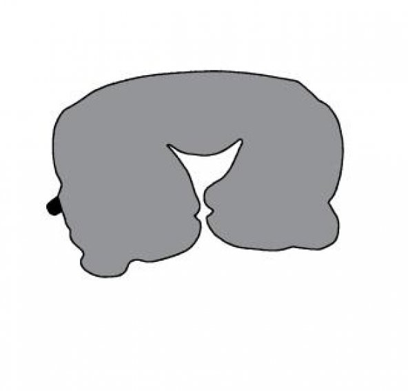 Jr Gear U Pillow Boyun Yastığı-GRİ ürün görseli 1