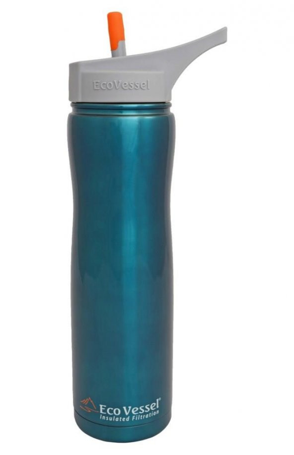 Eco Vessel Aqua Vessel Insulated Filtre Bottle Termos 0.70 Litre-MAVİ ürün görseli 1