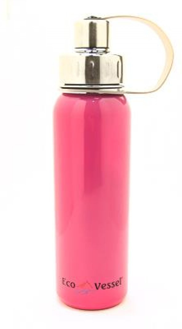 Eco Vessel Paslanmaz Çelik Vidalı Başlık Termos 0.75 Litre-PEMBE ürün görseli 1