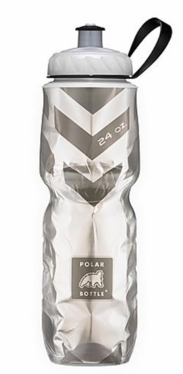Polar Bottle Insulated Chevron Termos 0.70 Litre-SİYAH ürün görseli 1