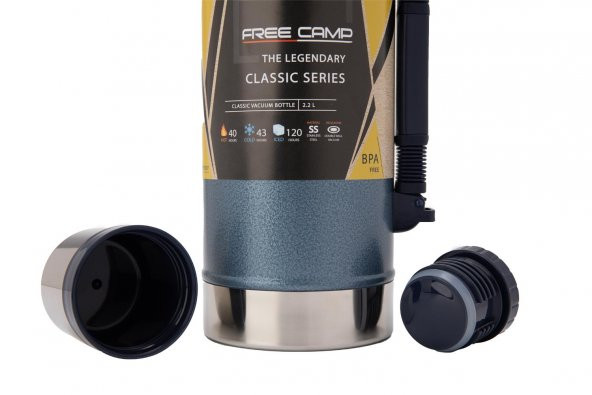 FreeCamp Marvel Termos 1.25 Litre-MAVİ - Resim 5