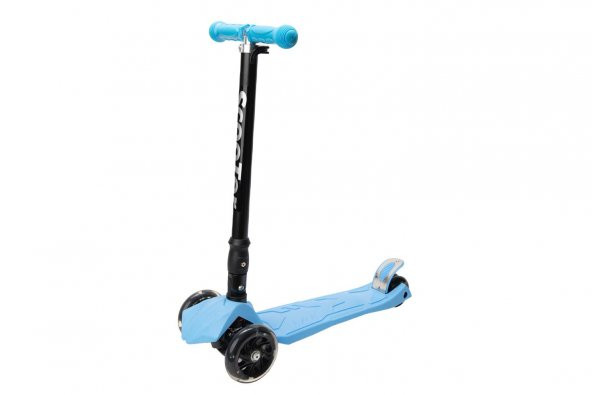 Xslide Işıklı Tekerlekli Scooter-MAVİ - Resim 2
