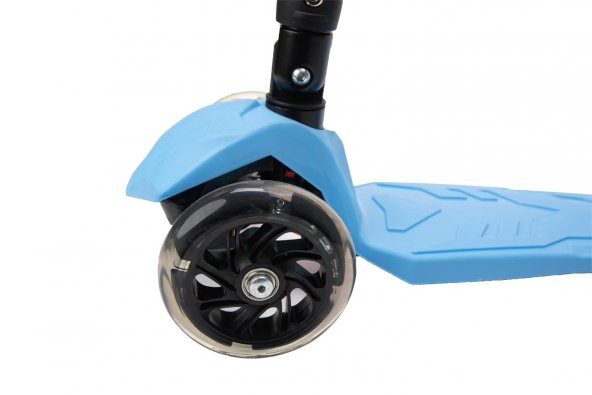 Xslide Işıklı Tekerlekli Scooter-MAVİ - Resim 3
