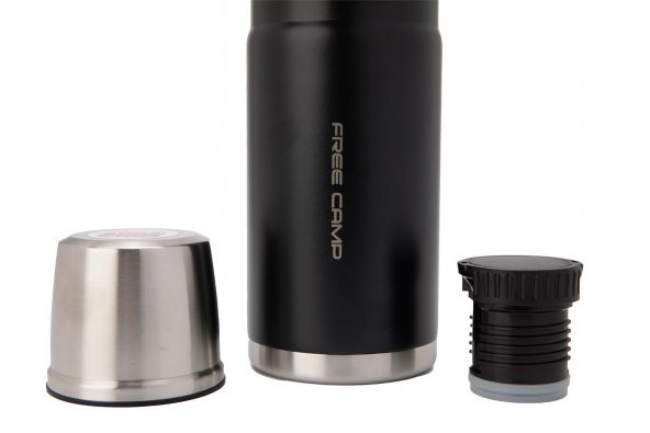 FreeCamp Nevada Termos 1 Litre-SİYAH - Resim 5