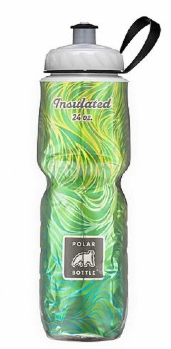 Polar Bottle Insulated Graphic Termos 0.70 Litre-SARI-YEŞİL ürün görseli 1