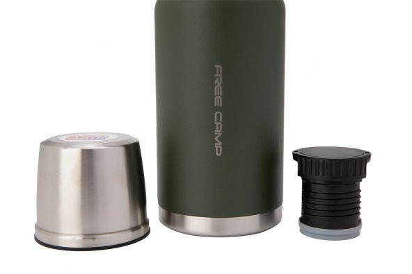 FreeCamp Nevada Termos 1 Litre-YEŞİL - Resim 3