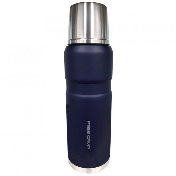 FreeCamp Nevada Termos 1 Litre-MAVİ - Resim 3