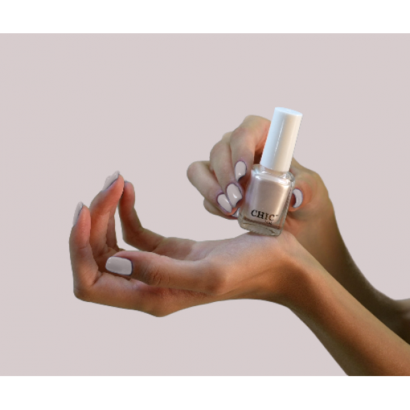 Chic Nail Sedefli Beyaz Oje Hidden Treasure 128 - Resim 2