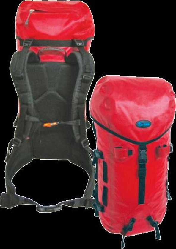 Jr Gear Excela Su Geçirmez Trekking Sırt Çantası 50 Litre-KIRMIZI ürün görseli 1