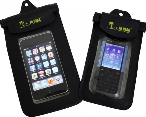 Jr Gear Su Geçirmez Telefon Kılıfı-SİYAH ürün görseli 1