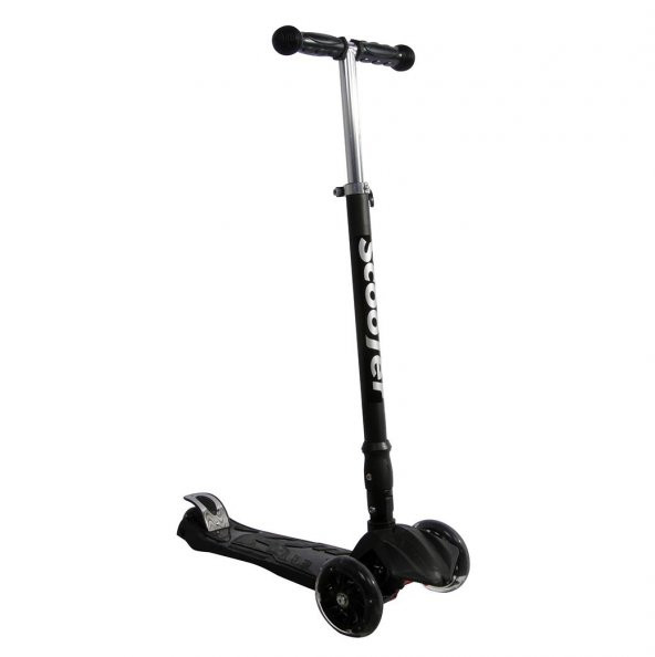 Xslide Işıklı Tekerlekli Scooter-SİYAH ürün görseli 1