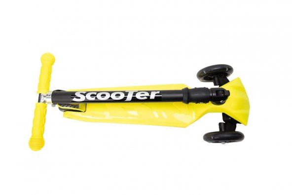 Xslide Işıklı Tekerlekli Scooter-SARI ürün görseli 1