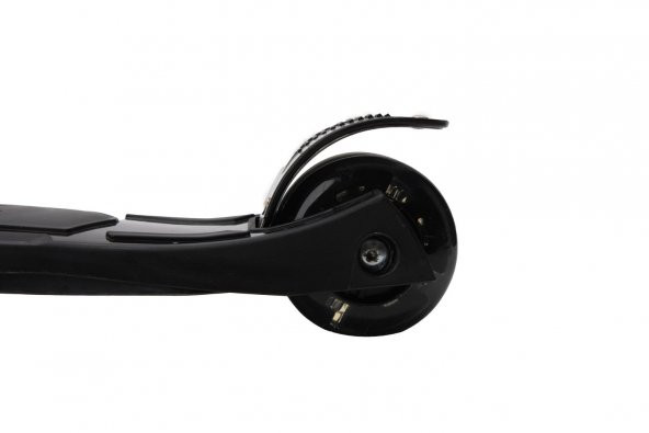 Xslide Işıklı Tekerlekli Scooter-SİYAH - Resim 3