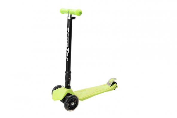 Xslide Işıklı Tekerlekli Scooter-YEŞİL - Resim 3