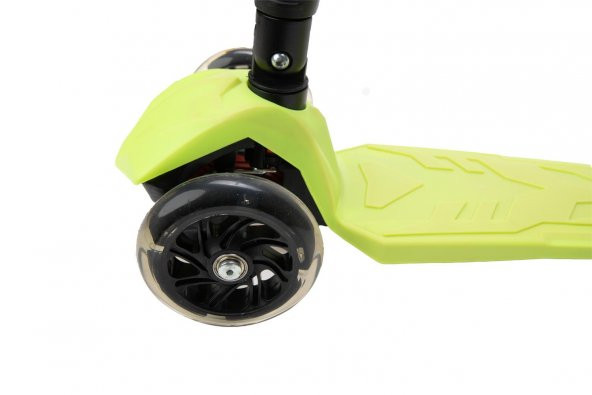 Xslide Işıklı Tekerlekli Scooter-YEŞİL - Resim 4