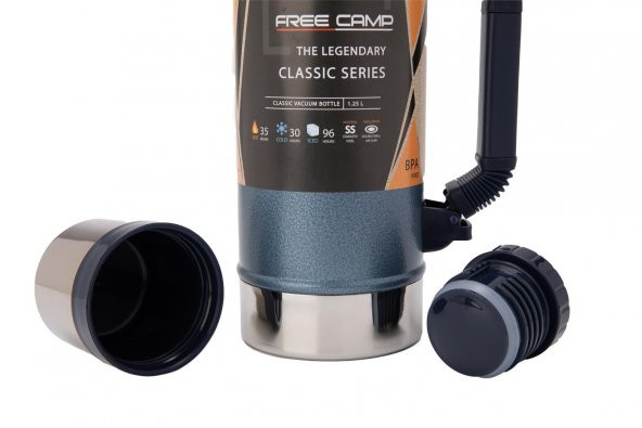 FreeCamp Marvel XL Termos 2.20 Litre-MAVİ - Resim 6