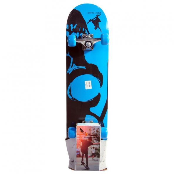 Xslide SkateBoard Kaykay-SİYAH-MAVİ ürün görseli 1