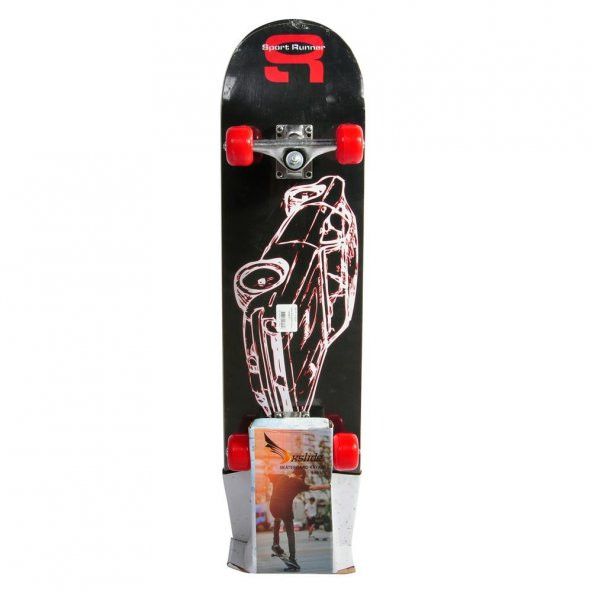 Xslide SkateBoard Kaykay-KIRMIZI-SİYAH ürün görseli 1