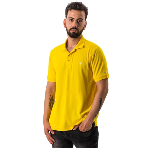 FreeCamp Breeze Erkek Polo T-Shirt-SARI ürün görseli 1