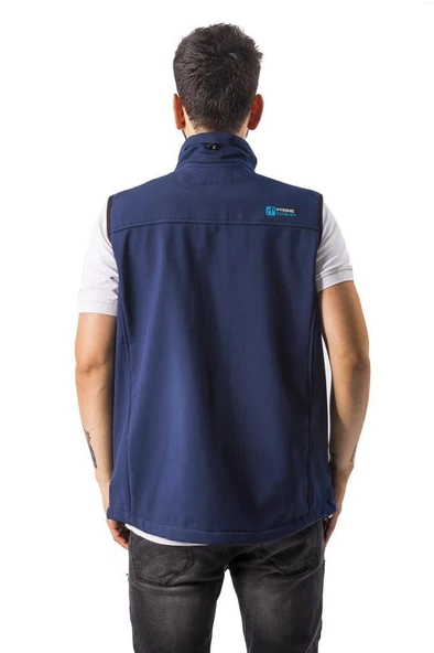 FreeCamp Vest Erkek Softshell Yelek-LACİVERT - Resim 2