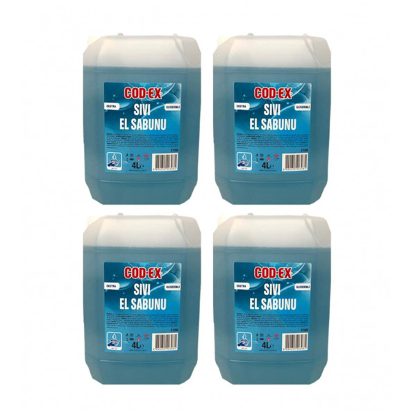 COD-EX Sıvı El Sabunu 4 Litre Angle X 4 Adet ürün görseli 1