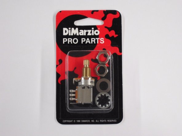 DiMarzio EP1201PP Push-Pull Potans DPDT Switch 500K - Resim 3