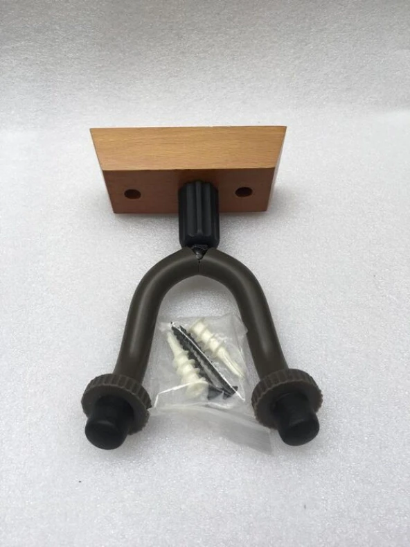 Kozmos KS-GWH520 Wooden Guitar Wall Stand - Duvara Monte Gitar Stand ürün görseli 1