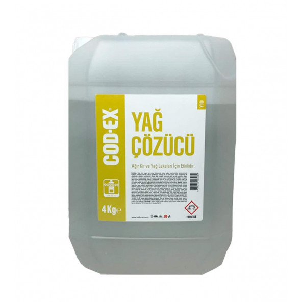 COD-EX Yağ Çözücü 4 k X 4 Adet - Resim 3