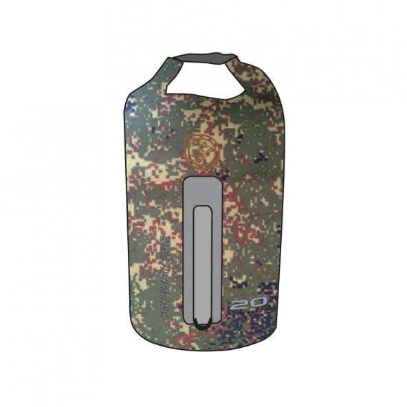 Jr Gear Heavy Duty Dry Cylinder Su Geçirmez Çanta 20 Litre-YEŞİL ürün görseli 1