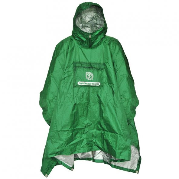 Jr Gear Hafif Su Geçirmez Panço Yağmurluk-YEŞİL ürün görseli 1