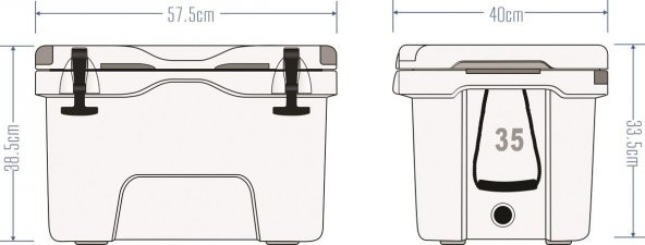 Icepeak Aden Plus Buzluk 35 Litre - Resim 2