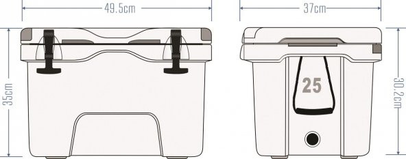 Icepeak Aden Plus Buzluk 25 Litre - Resim 5