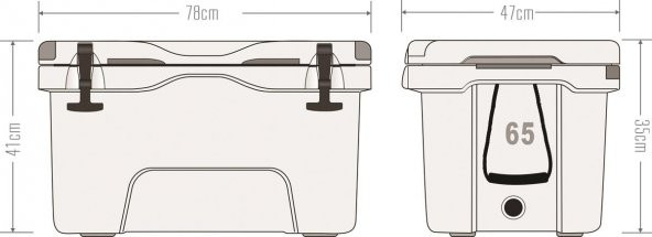 Icepeak Aden Buzluk 65 Litre - Resim 4