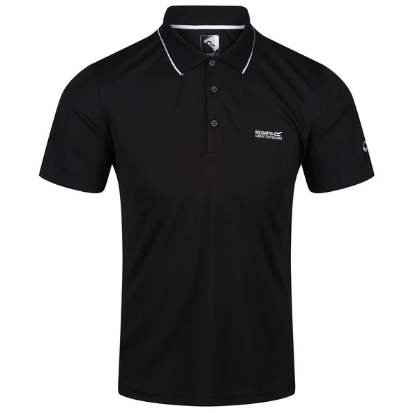 Regatta Maverik V Polo Yaka Erkek T-Shirt-SİYAH ürün görseli 1