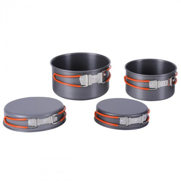 FreeCamp Anodized Aile Tencere Seti - Resim 2