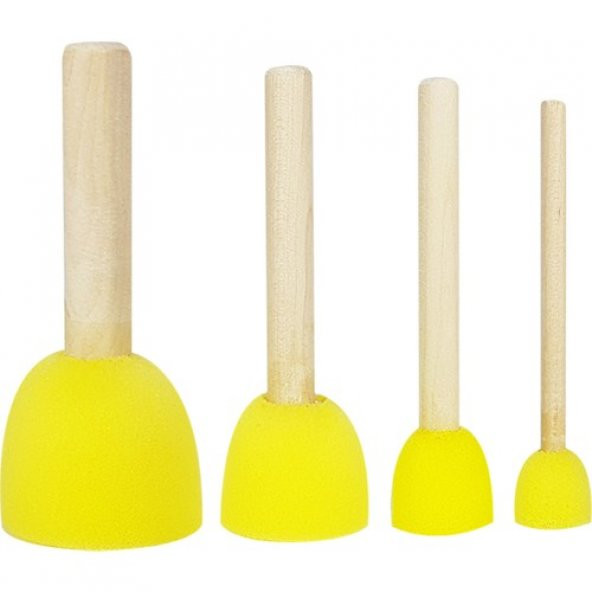 Ponpon Fırça Seti Set 4 lü - Resim 2