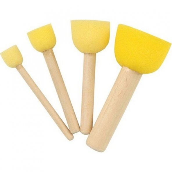 Ponpon Fırça Seti Set 4 lü - Resim 4