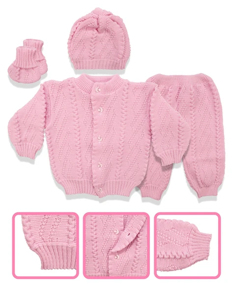 Pembe Bebek Triko 4 lü Takım - Resim 7