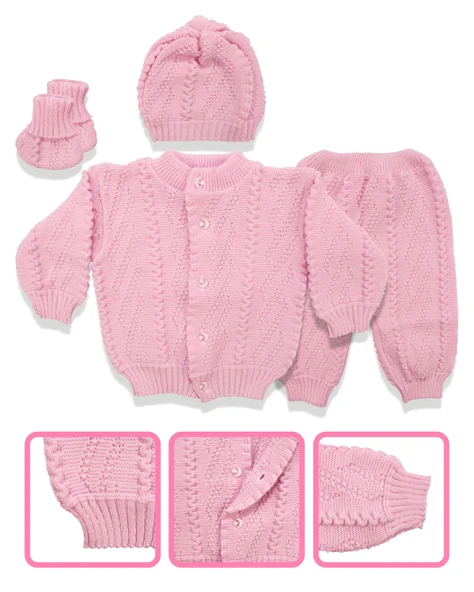 Pembe Bebek Triko 4 lü Takım - Resim 11