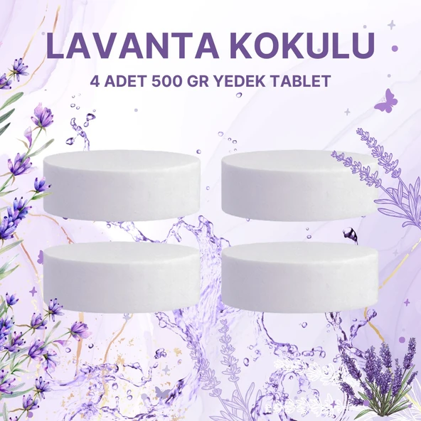 2 Adet 2x500Gr - LAVANTA - Nem Alıcı Rutubet Giderici Yedek Tablet ürün görseli 1
