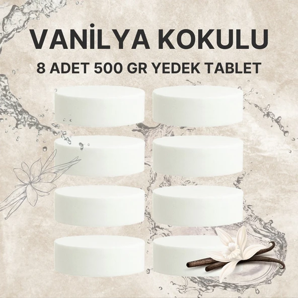 4 Adet 2x500Gr - VANİLYA - Nem Alıcı Rutubet Giderici Yedek Tablet ürün görseli 1