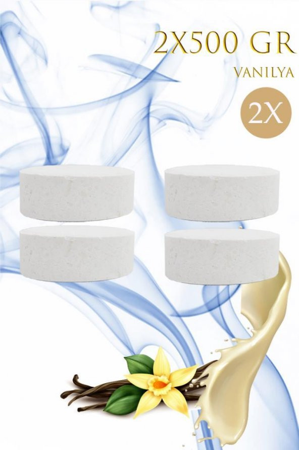 2 Adet 2x500Gr - VANİLYA - Nem Alıcı Rutubet Giderici Yedek Tablet ürün görseli 1