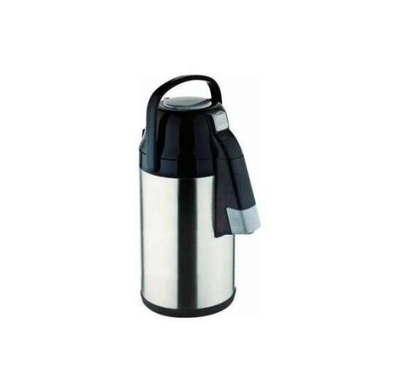 Cooker CKR2007 Pompalı 2,5 Litre Çelik Termos Siyah ürün görseli 1