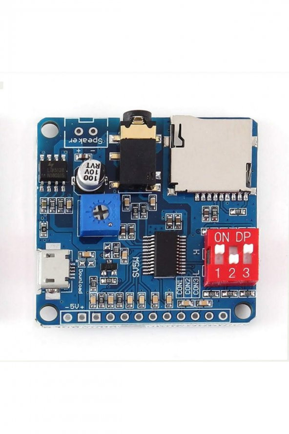 DY-SV5W MP3 Wav Ses Çalma Modülü  Class D Amfi 5W 4-8Ohm Hoparlör ürün görseli 1