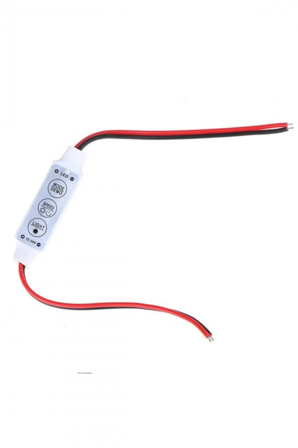 DC 12-24V 3 Tuş Led Dimmer Hafızalı 12A 3 Modlu 5050 3528 5630 ürün görseli 1