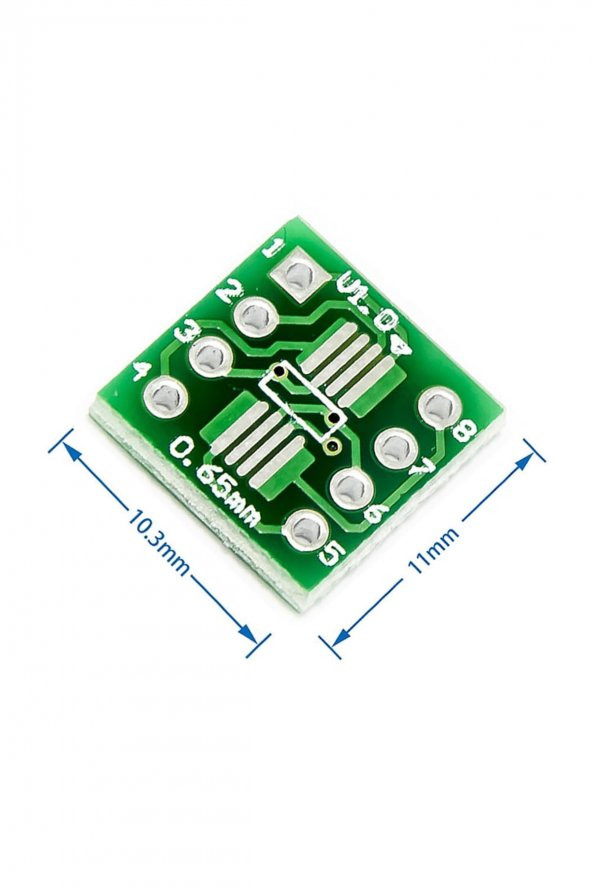 SSOP8  SOP8 DIP8 Smd Çevirici Pcb  SOP8 SSOP8 TSSOP8 SSOP TSSOP MSOP Elektronik Devre Kartı Prototip Deney Kartı FR4 ürün görseli 1