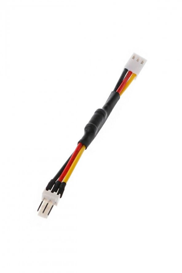 3 Pin Fan Kablosu Hız Yavaşlatıcı Dirençli 10cm Bilgisayar Cpu ürün görseli 1