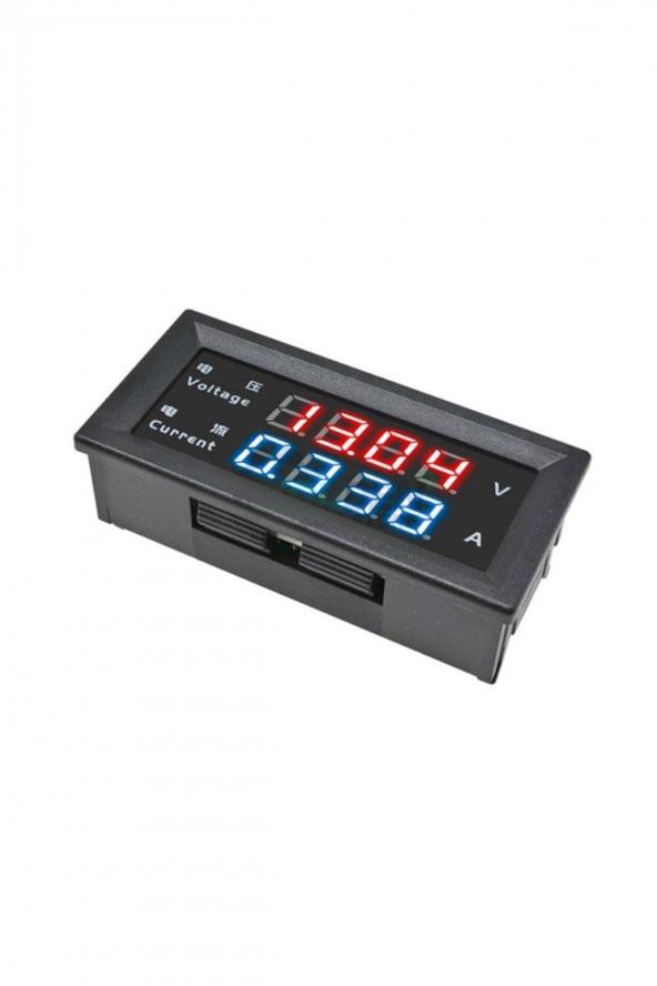 Panel Tip DC 0-200V 10A mV Voltmetre mA Ampermetre M4430 - Resim 3
