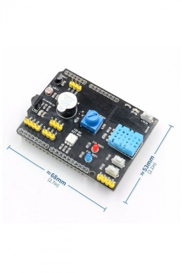 Arduino Sensör Shield Çok Fonksiyonlu Sensör Kartı DHT11 LM35 Ldr ürün görseli 1