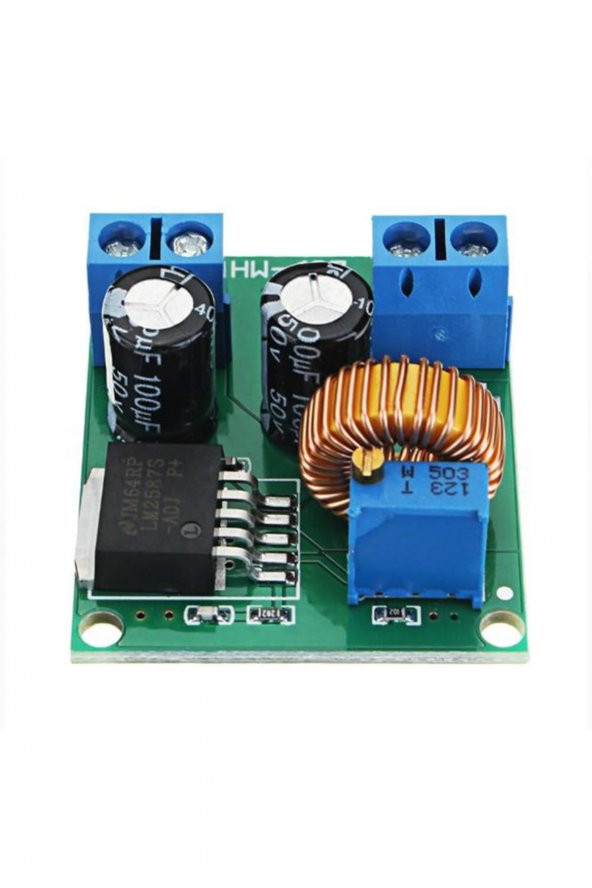 LM2587 Ayarlı Voltaj Yükseltici Modül 40V 5A  Step Up Boost Modül - Resim 5